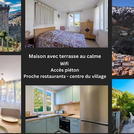 La Tiniera A Luceram - Maison Renovee 2023- Terrasse - Wifi - Village Des Creches Экстерьер фото